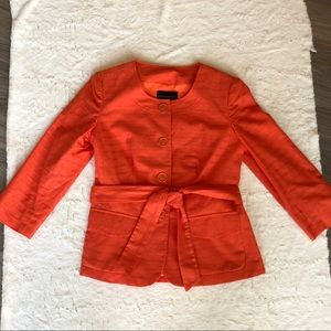 🏝Banana Republic Coral Jacket/Blazer Top Career 4